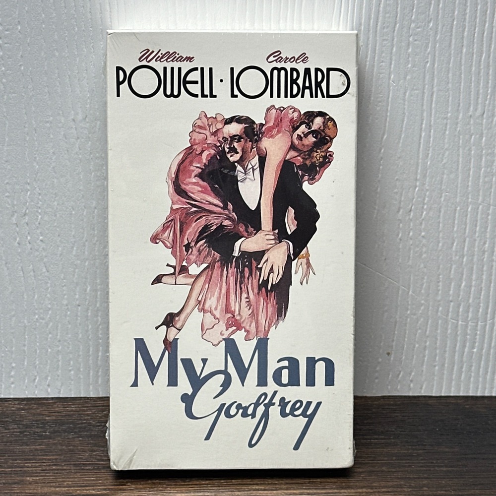 My Man Godfrey VHS 1936 William Powell Carole Lombard Kartes Video Classic Movie